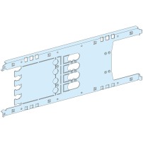 Plaque de montage, PrismaSeT P, pour Vigi NSX/CVS 3P 250A, bascule à plug-in horizontal/poignée rotative/mot mech, 3M, W650