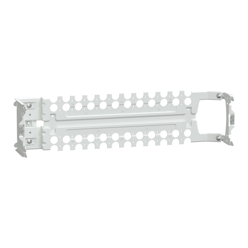 Plaque de montage, PrismaSeT P, pour Vigi NSX/CVS 4P 250A, bascule à plug-in horizontal/poignée rotative/mécanisme mot, 4M, W650