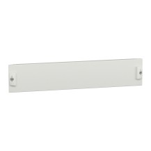 Plaque frontale, PrismaSeT P et G, pour coffret W600/W650, type lisse, 1M, blanc, RAL 9003