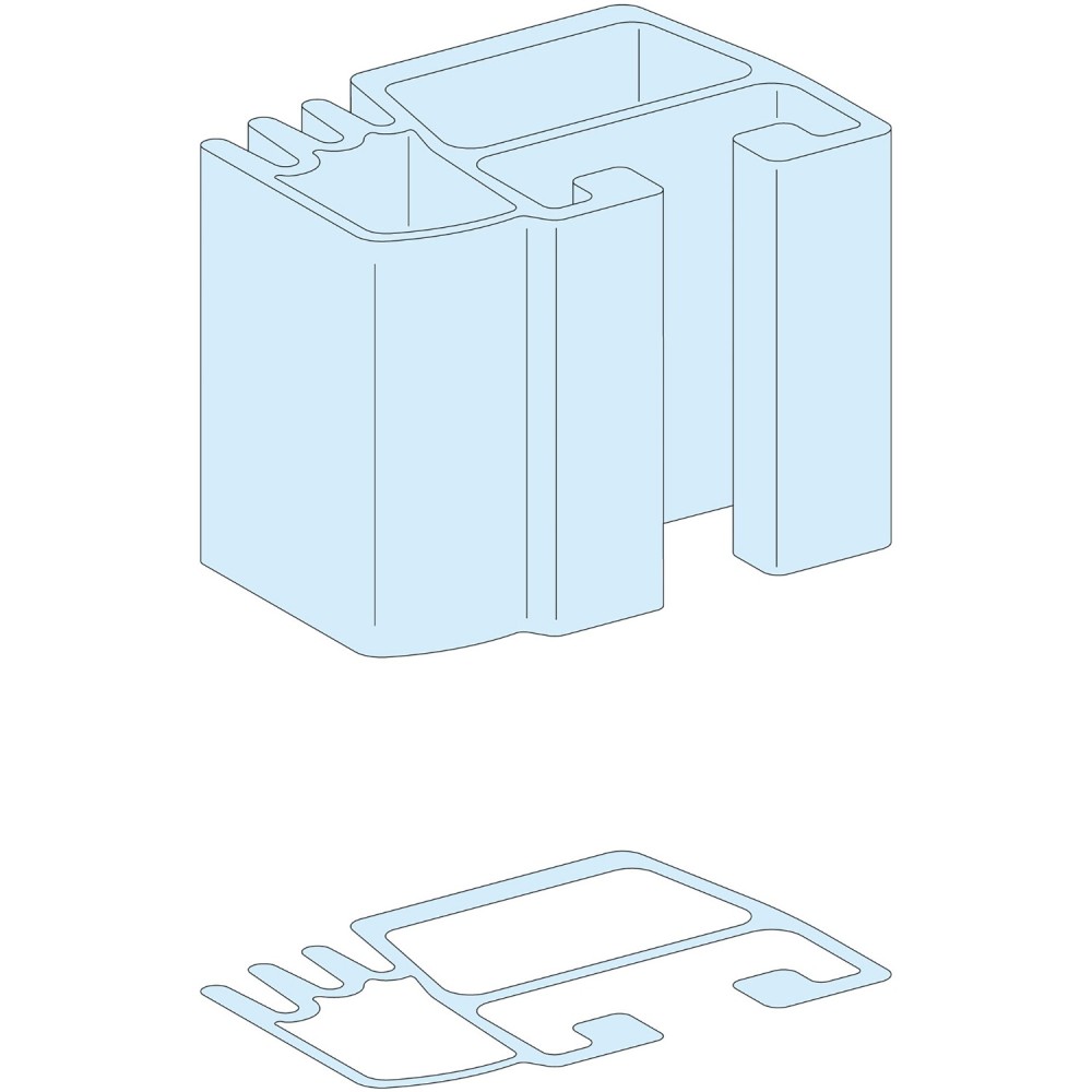 Bloc de distribution, LINERGY DP, pour ComPacT 4P, 250A, 36 trous