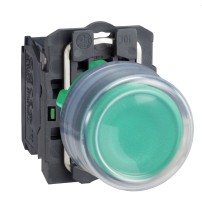 Sélecteur à clé, Harmony XB5, plastique, noir, 22mm, clé 455, 2 positions, reste en place, 1 NO
