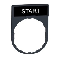 PORTE ETIQUETTE START NOIR