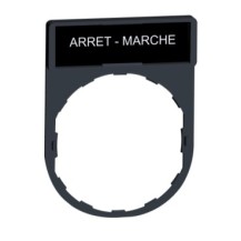 PORTE ETIQUETTE  ARRET-MARCHE