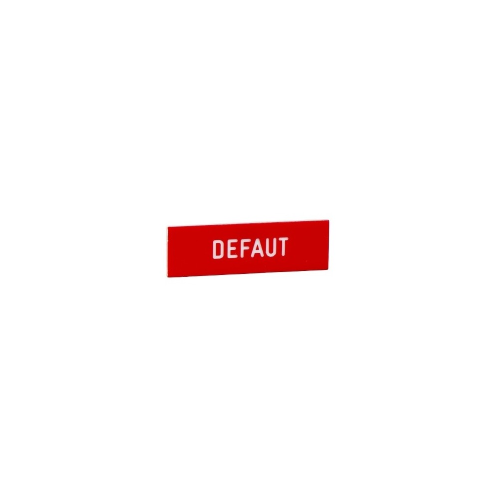 ETIQUETTE DEFAUT ETIQUETTE DEFAUT