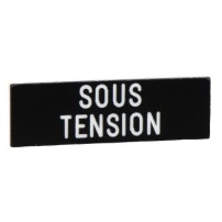 ETIQUETTE SOUS TENSION
