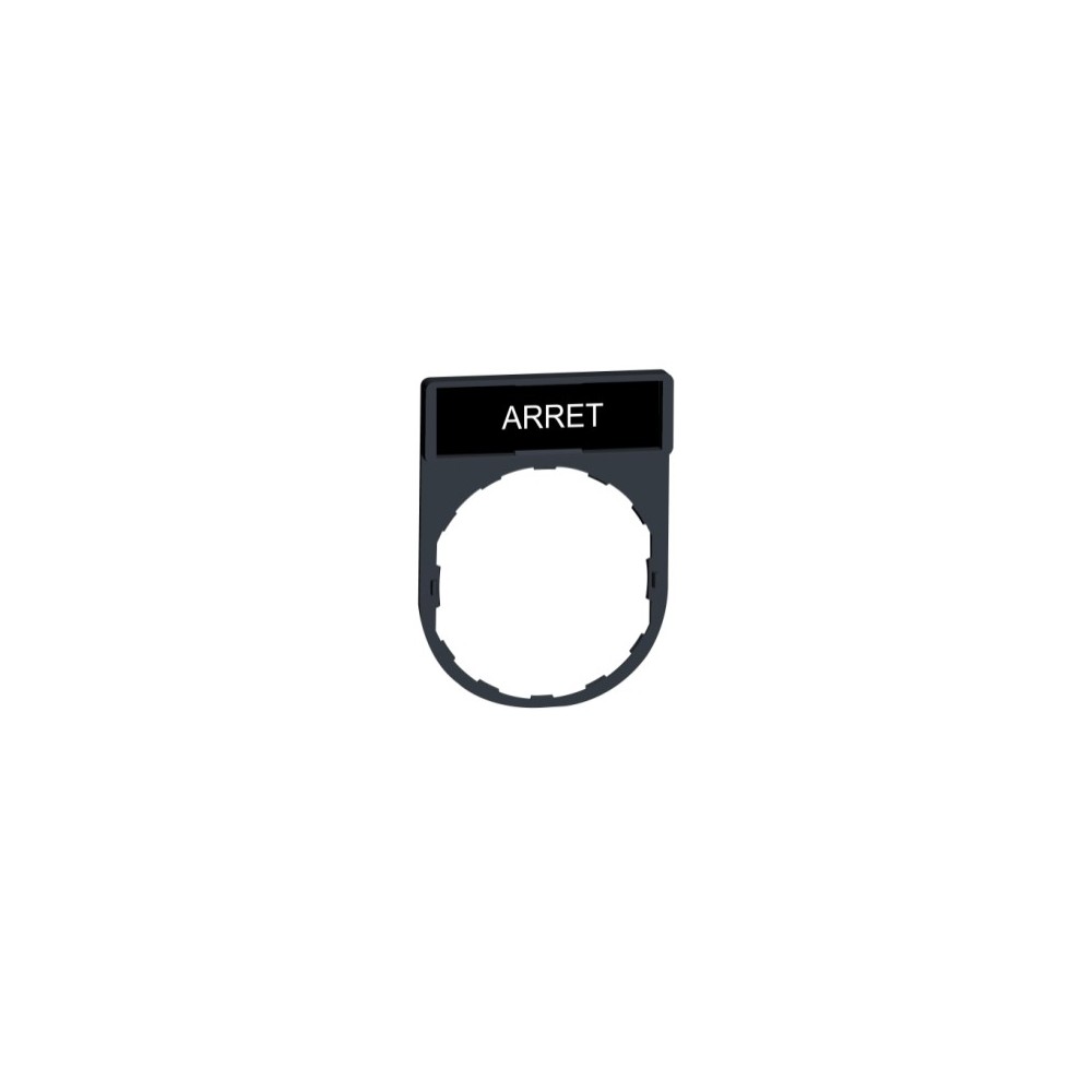 PORTE ETIQUETTE MARQ. ARRET PORTE ETIQUETTE MARQ. ARRET